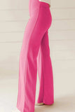 High Waist Straight Leg Pants - Trendsi - Flyclothing LLC