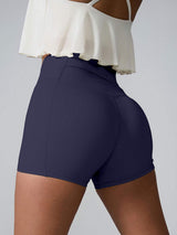 High Waist Active Shorts - Trendsi - Flyclothing LLC