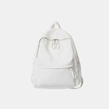 PU Leather Zip Backpack Bag - Trendsi - Flyclothing LLC