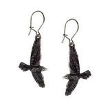 Black Raven Earrings - Alchemy of England - Flyclothing LLC