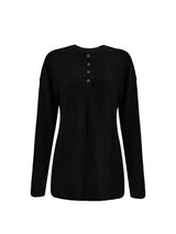 Button-Detail Dropped Shoulder Top - Trendsi - Flyclothing LLC