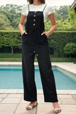 Tied Pocketed Spaghetti Strap Overalls Trendsi