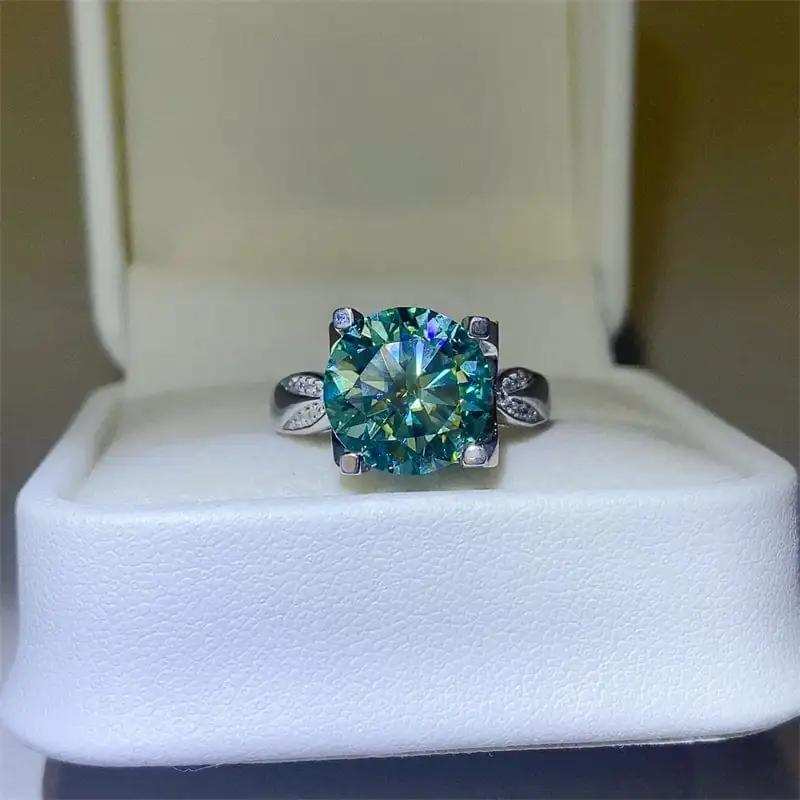 5 Carat Moissanite Zircon 925 Sterling Silver Ring - Trendsi - Flyclothing LLC