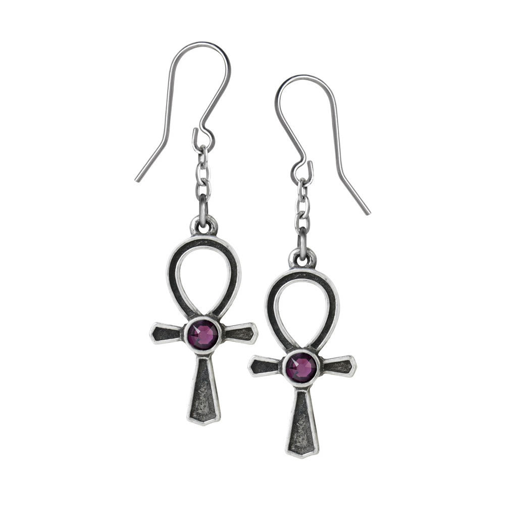 Ankh of Osiris Earrings - Alchemy of England - Flyclothing LLC