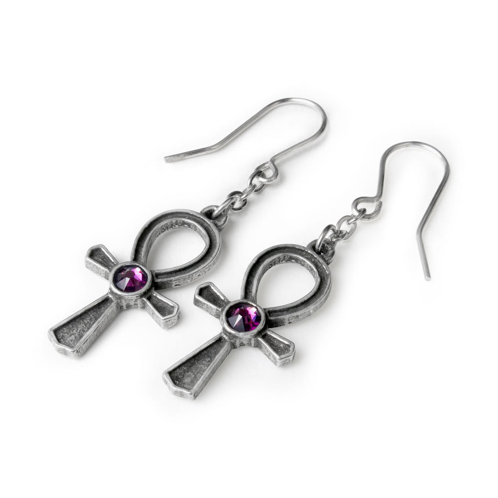 Ankh of Osiris Earrings - Alchemy of England - Flyclothing LLC