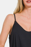 Zenana Two Layered Spaghetti Strap Cami - Trendsi - Flyclothing LLC