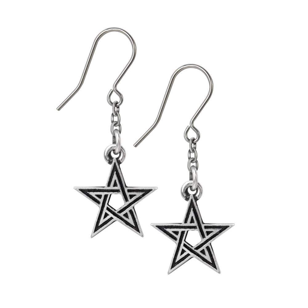 Black Star Earrings - Alchemy of England - Flyclothing LLC
