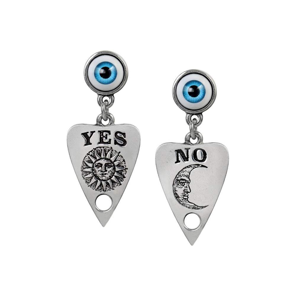 Ouija Planchette Earrings - Alchemy of England - Flyclothing LLC