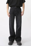 Casual Mid-Rise Elasticated Waistband Jeans - Trendsi