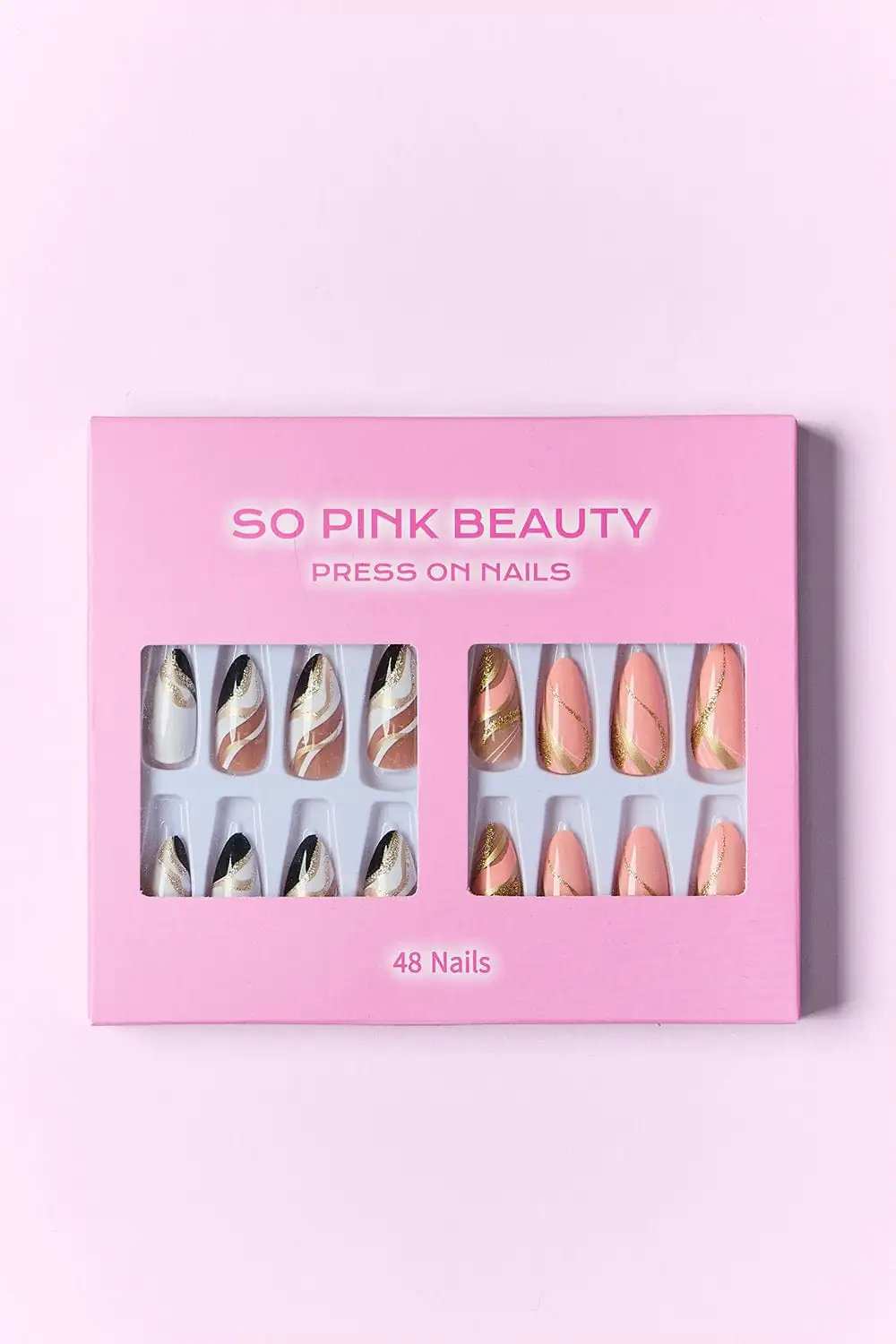 SO PINK BEAUTY Press On Nails 2 Packs - Trendsi - Flyclothing LLC