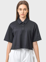 Half Button Short Sleeve Active T-Shirt - Trendsi - Flyclothing LLC