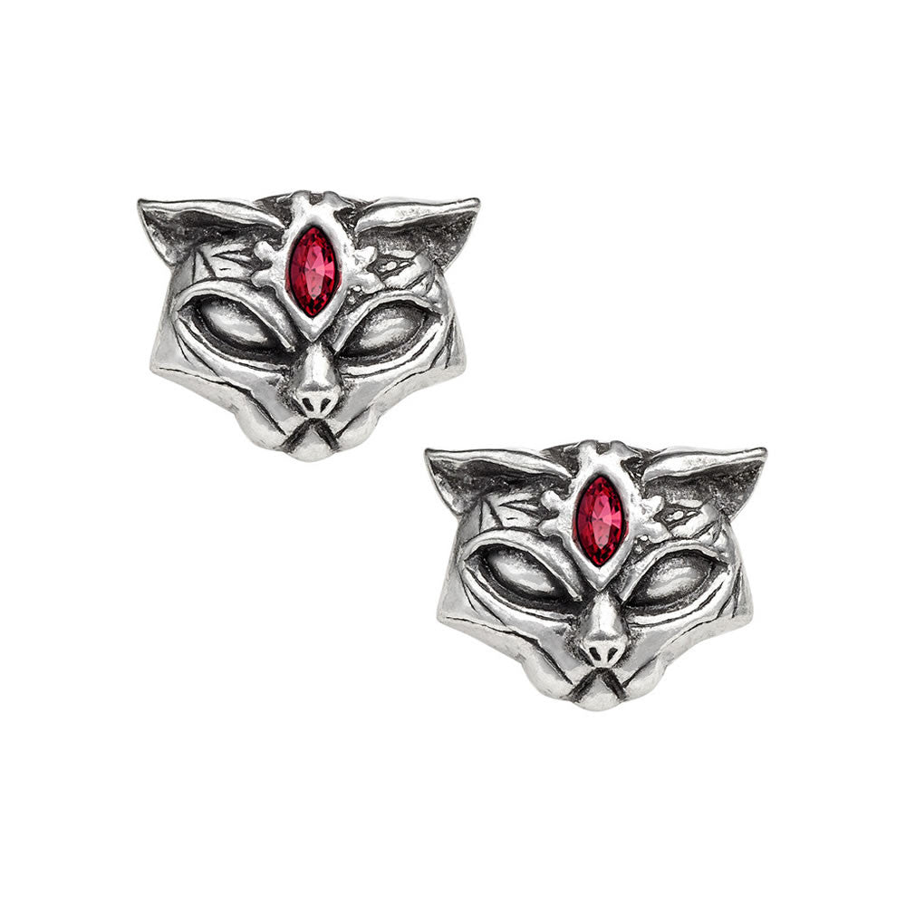 Sacred Cat Stud Earrings - Alchemy of England - Flyclothing LLC