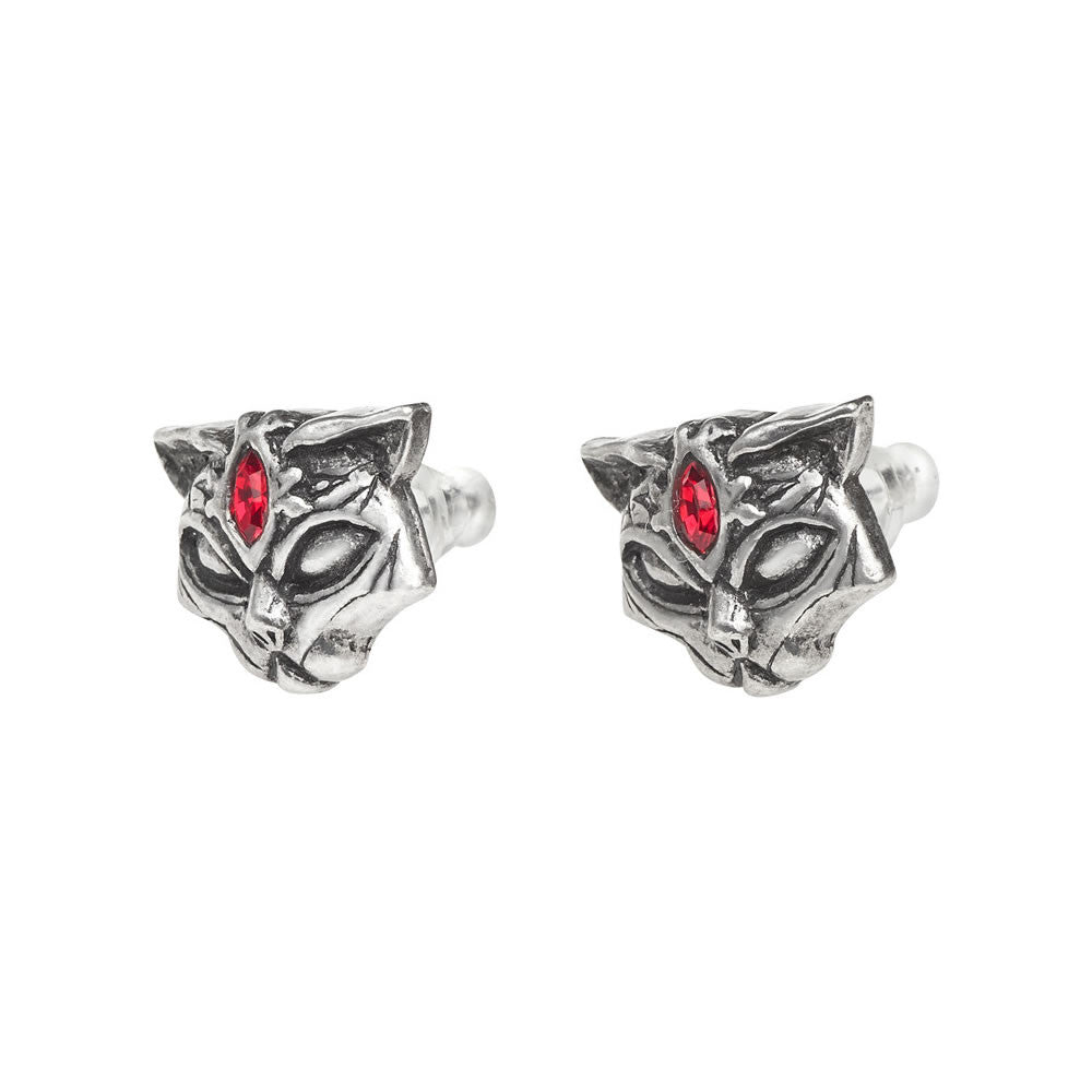 Sacred Cat Stud Earrings - Alchemy of England - Flyclothing LLC