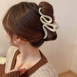 Alloy Acrylic Hair Claw Clip - Trendsi - Flyclothing LLC