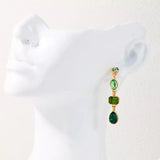 18K Gold-Plated Drop Earrings - Trendsi - Flyclothing LLC