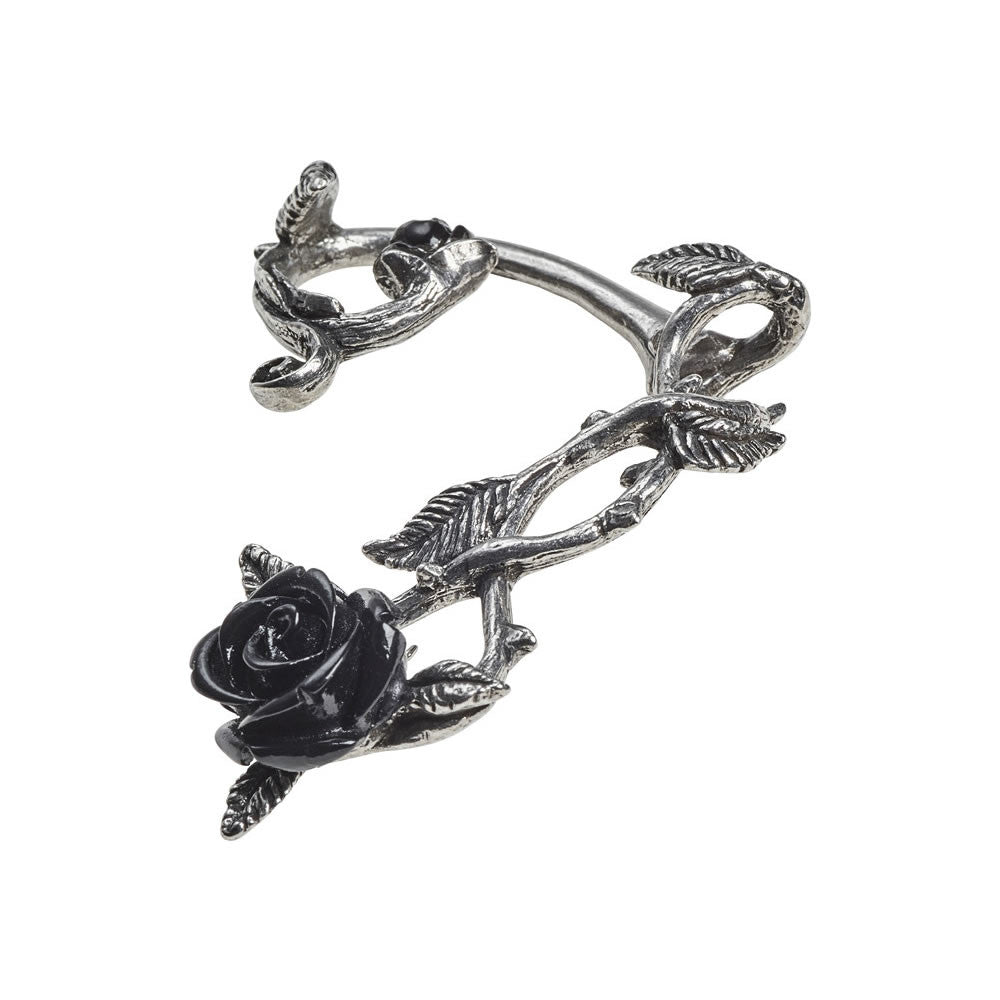 Black Rose Ear Wrap - Alchemy of England - Flyclothing LLC