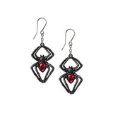 Black Widow Earrings - Alchemy of England - Flyclothing LLC