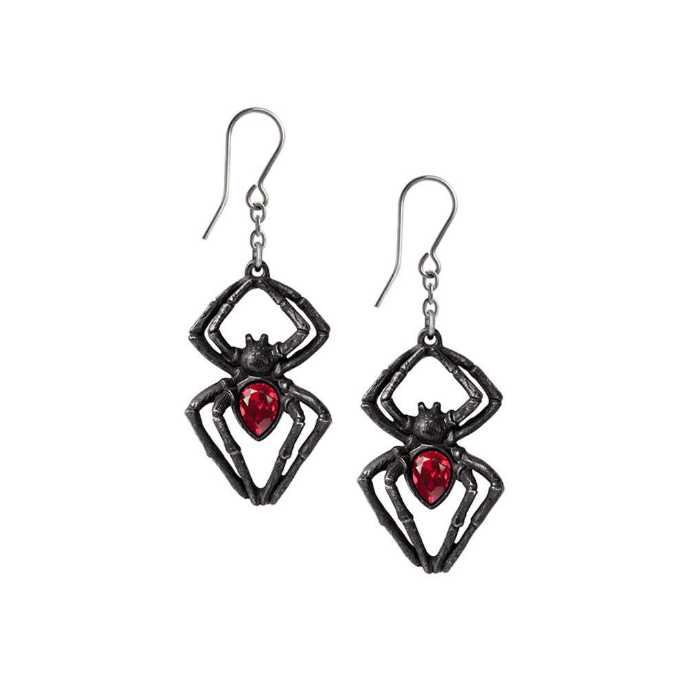 Black Widow Earrings - Alchemy of England - Flyclothing LLC