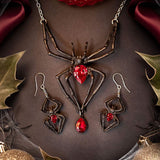 Black Widow Earrings - Alchemy of England - Flyclothing LLC