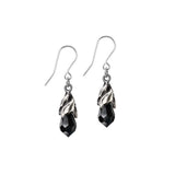 Empyrean Tear Earrings - Black - Alchemy of England - Flyclothing LLC