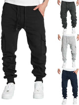 Men's Drawstring Pants with Pockets - Trendsi - Flyclothing LLC