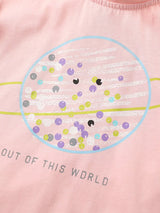 Children's Out of This World Planet Graphic Top and Shorts Set - Trendsi - Flyclothing LLC