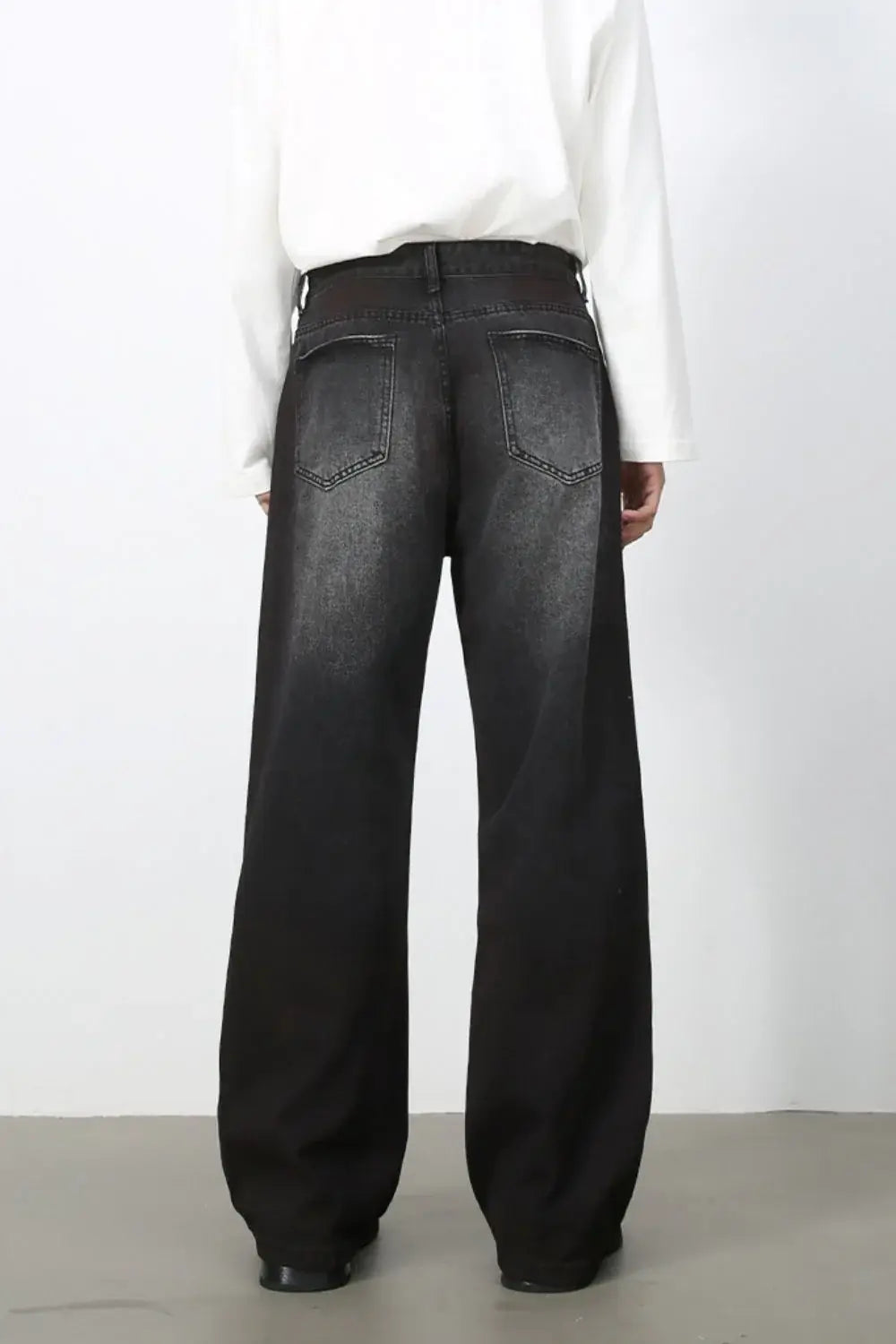 Men's Loose Fit Jeans with Pockets - Trendsi - Flyclothing LLC