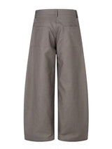 Men's Asymmetrical Button Wide-Leg Pants - Trendsi - Flyclothing LLC
