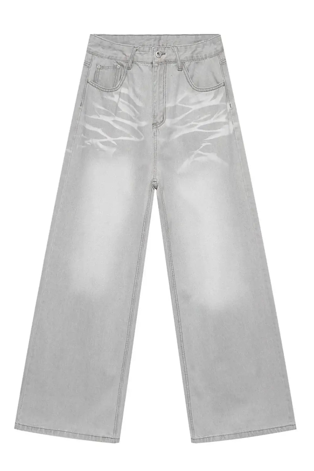 Wide Leg Jeans with Pockets - Trendsi - Flyclothing LLC