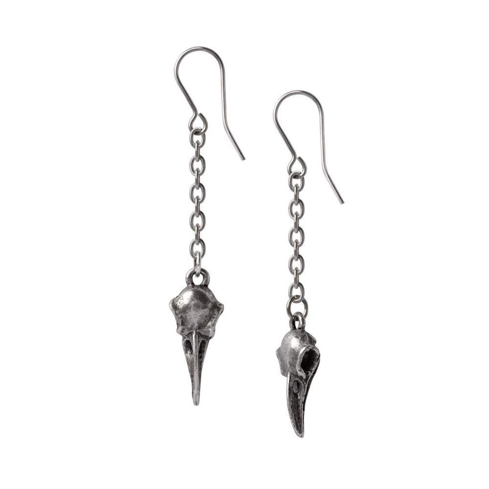 Rabenschadel Schlenker Earrings - Alchemy of England - Flyclothing LLC