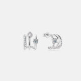 Moissanite 925 Sterling Silver Earrings Trendsi