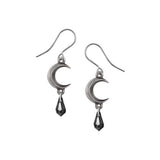 Tears of the Moon Black Earrings