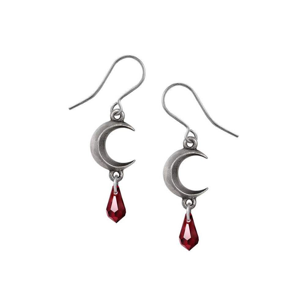 Tears of the Moon Red Earrings - Alchemy of England - Flyclothing LLC