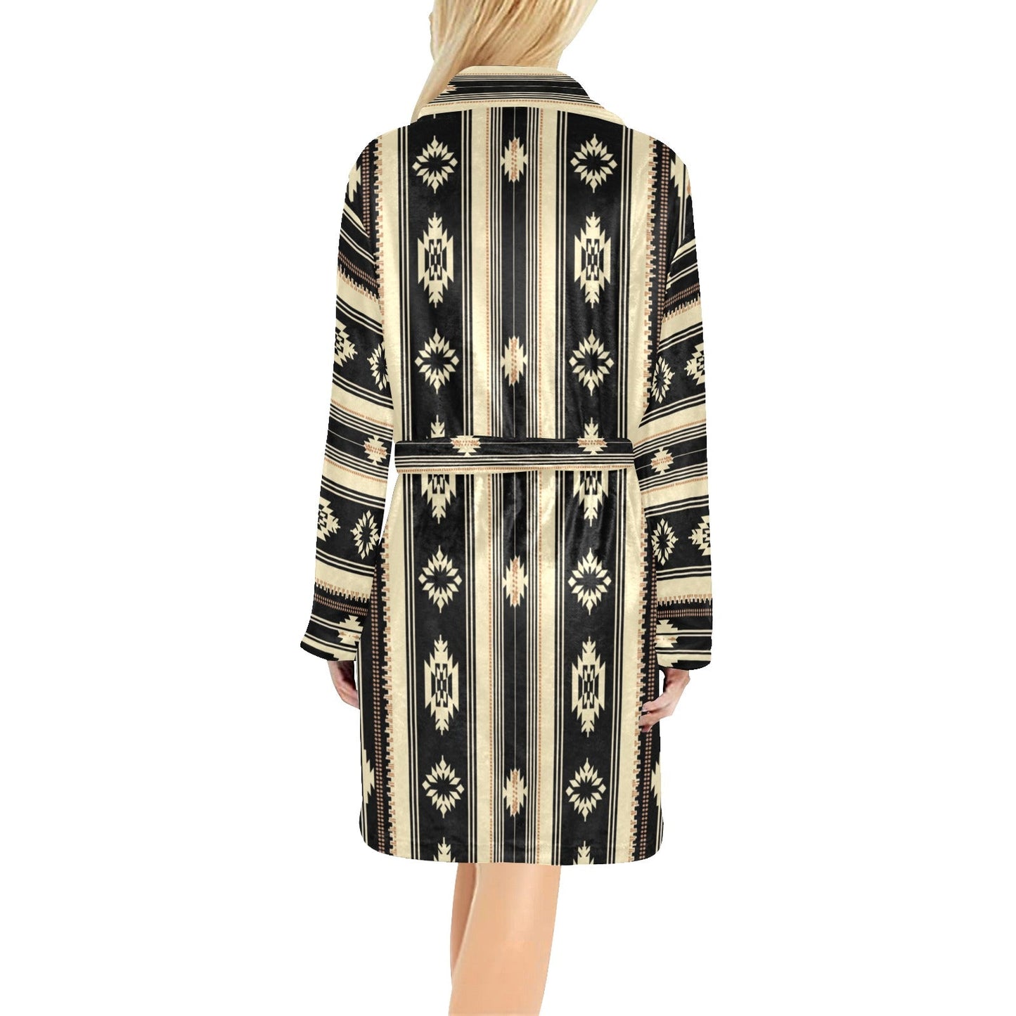 Baha Ranch Colores de Mexico Santa Fe Aztec Western Cowgirl Fleece Robe
