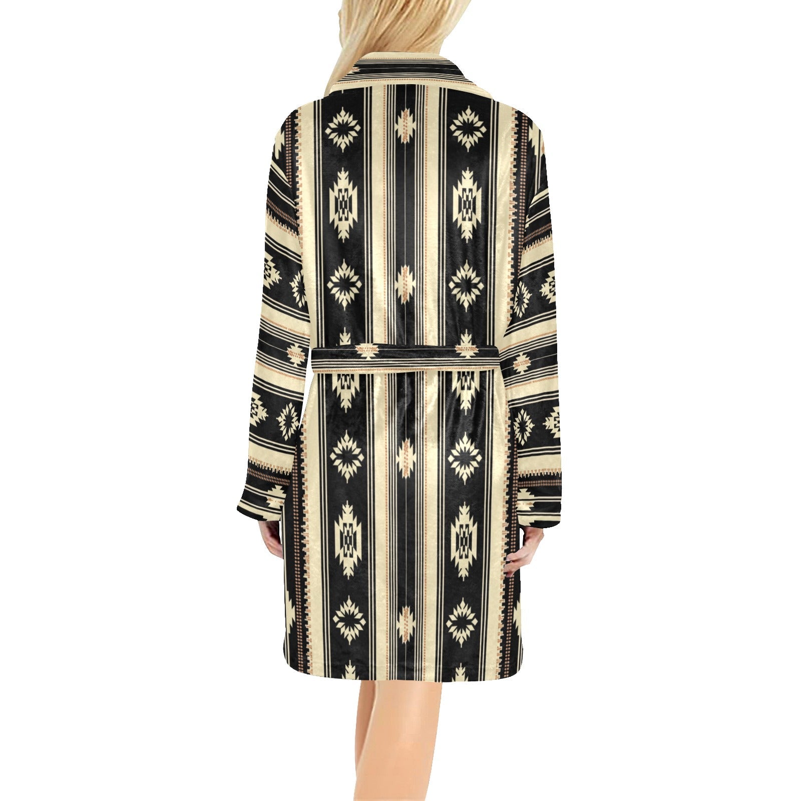 Baha Ranch Colores de Mexico Santa Fe Aztec Western Cowgirl Fleece Robe