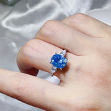 3 Carat Moissanite 925 Sterling Silver Ring - Trendsi - Flyclothing LLC