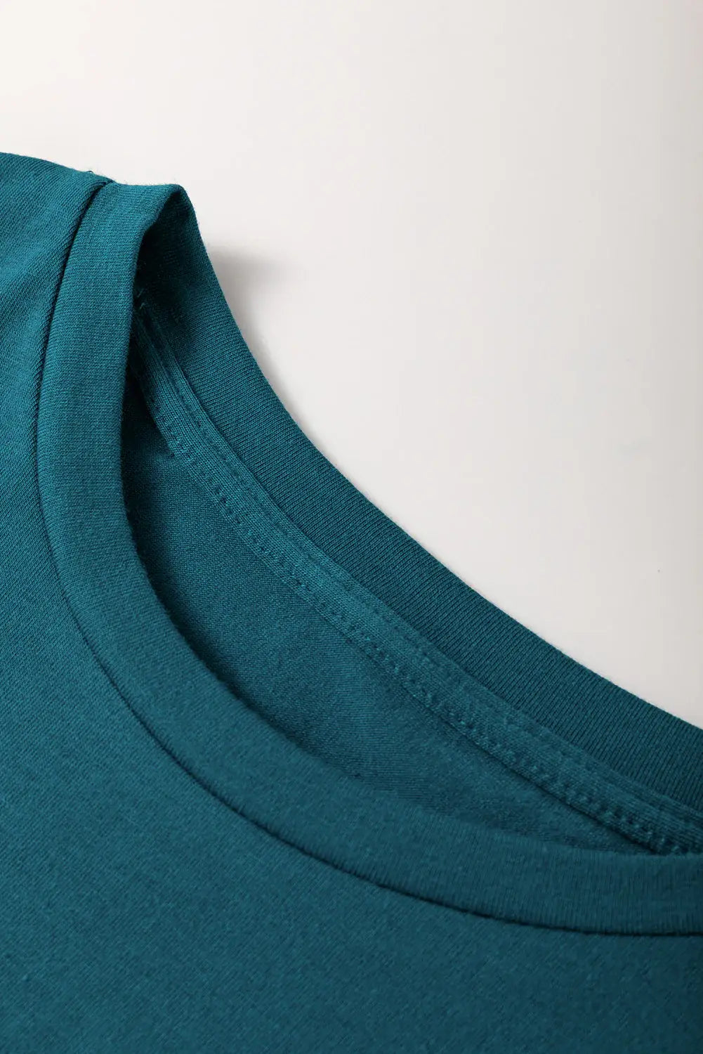 Round Neck Short Sleeve T-Shirt - Trendsi - Flyclothing LLC