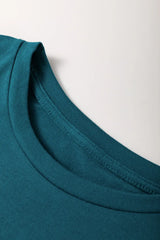 Round Neck Short Sleeve T-Shirt - Trendsi - Flyclothing LLC