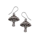 Death Cap Mushroom Dropper Earrings - Alchemy of England - Flyclothing LLC