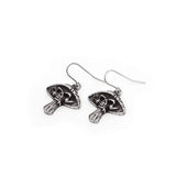 Death Cap Mushroom Dropper Earrings - Alchemy of England - Flyclothing LLC