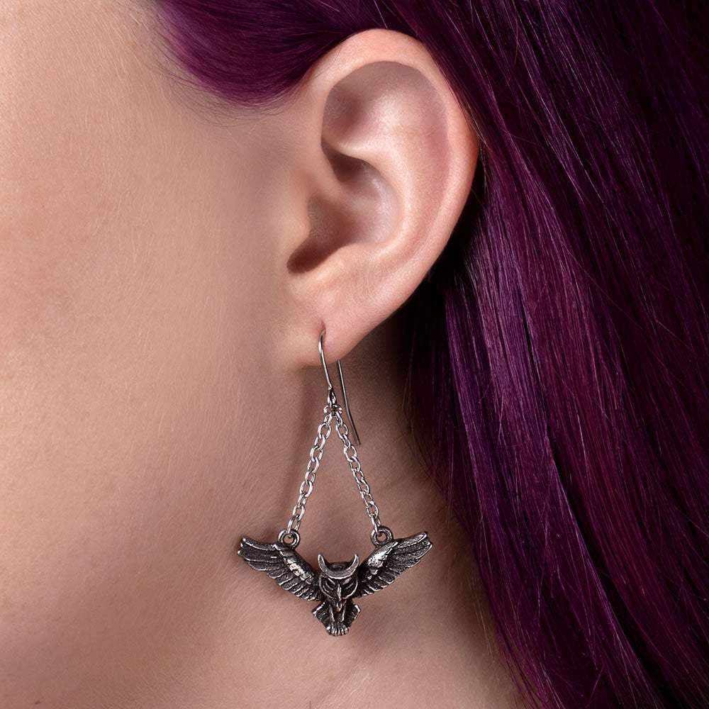 Noctis Athena Dropper Earrings - Alchemy of England - Flyclothing LLC