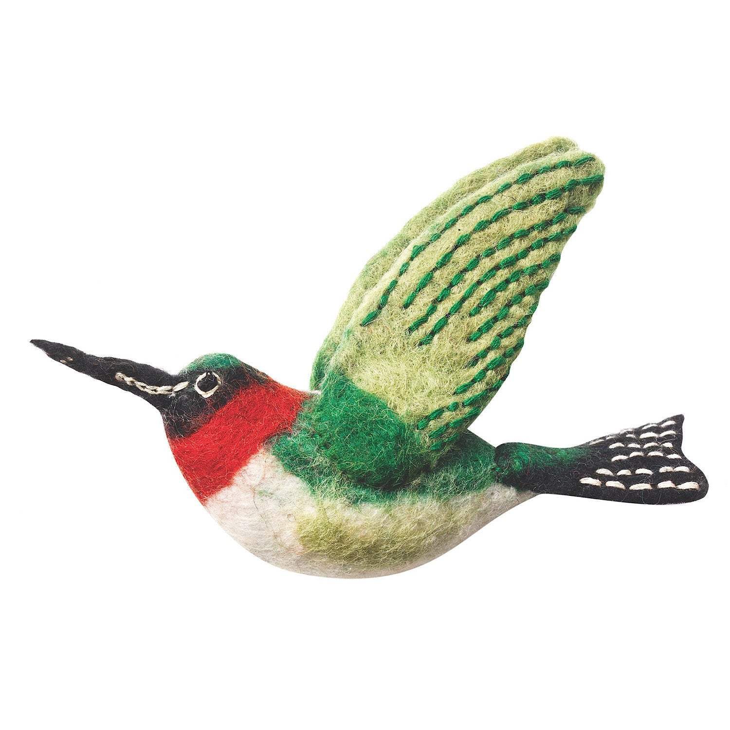 Felt Bird Garden Ornament - Hummingbird - Wild Woolies (G) - Wild Woolies - Flyclothing LLC