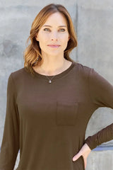 Basic Bae Full Size Round Neck Long Sleeve Top - ShopBasicbae - Flyclothing LLC