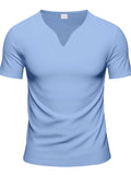Men's Full Size Short Sleeve T-Shirt Plus Size - Trendsi
