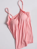 Scoop Neck Adjustable Strap Cami - Trendsi