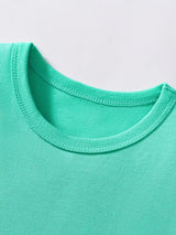 Children's Cartoon Shark Short Sleeve T-Shirt - Trendsi - Flyclothing LLC
