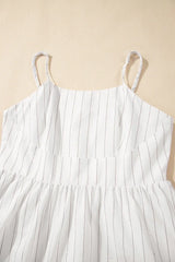 Stripe Square Neck Cami Dress with Pockets - Trendsi - Flyclothing LLC