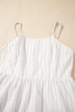 Stripe Square Neck Cami Dress with Pockets - Trendsi - Flyclothing LLC