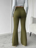 Devine Highly Stretchy Bootcut Pants - Trendsi - Flyclothing LLC