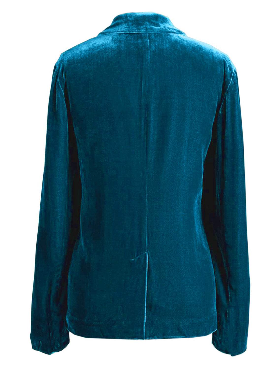 Pocketed Button Up Lapel Collar Blazer - Trendsi - Flyclothing LLC